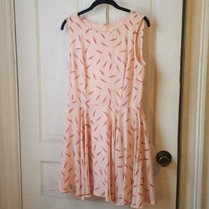 Maison jules, large, peach, dress